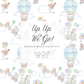 Up, Up, We Go Animals Zoo Seamless Pattern